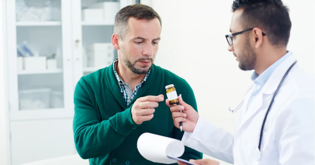 aplicação de testosterona supervisionada por médico